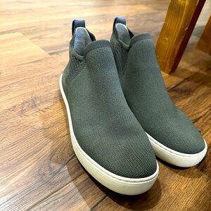 Green High-Top Rothy Sneakers